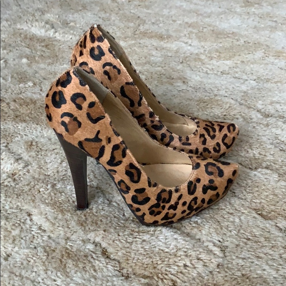 MIA leopard heels
